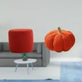 thumbnail image 2 of Escabel,Reposapiés pequeño,taburete otomano,sofá,taburete de té,Reposapiés Cubo Taburete Taburete para Dormitorio Baño,Almohadas de calabaza de Halloween,Almohadas de calabaza de, 2 of 8
