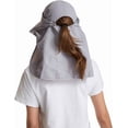 thumbnail image 5 of Women Sun Cap Finshing Hats UPF+50 Detachable Face Mask Neck Flap Visor Wide Brim Sun Protection Hiking Hats, 5 of 16