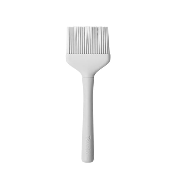 Tovolo Flex-Core Silicone Basting Brush, BPA-Free Silicone, Oyster Gray