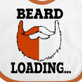 thumbnail image 4 of Inktastic Red Beard is Loading Boys Baby Bib, 4 of 4