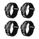 thumbnail image 1 of 4x pulsera numerada de fútbol, ​​marcadores de patio de fútbol, ​​juegos, ligero, portátil, negro, sesiones de entrenamiento, Clip lateral deslizante, 1 of 7