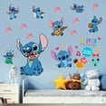 thumbnail image 2 of 3D wall stickers, Stitch wall stickers, interior decoration, background wall decoration, room decoration, 60X40CM, 2 of 9