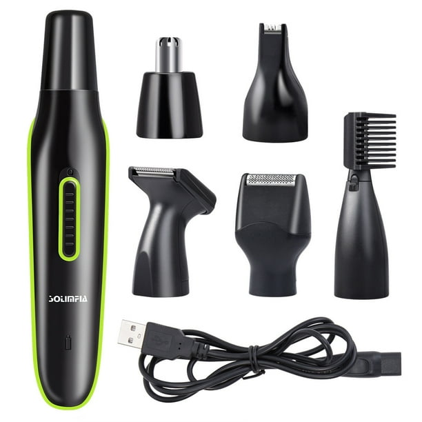 NOGIS Ear and Nose Hair Trimmer Clipper for Men Women, 5 in 1 USB