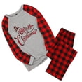 thumbnail image 3 of Traje de pijama de Navidad para padres e hijos, pantalones de manga larga estampados, ropa de dormir para hombres sidaley HA001372-05, 3 of 6