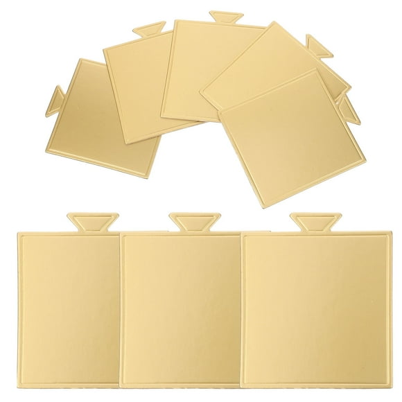100 Sheets of Mini Cake Square Bases Cake Cardboard Trays Mousse Cake Display Bases Cake Decorating Supplies