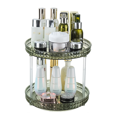 thumbnail image 1 of Rotating Cosmetic Storage Box Makeup Organizer Ins Desktop Finishing Perfume Tray Bathroom Skin Care Products Rack S A, 1 of 6