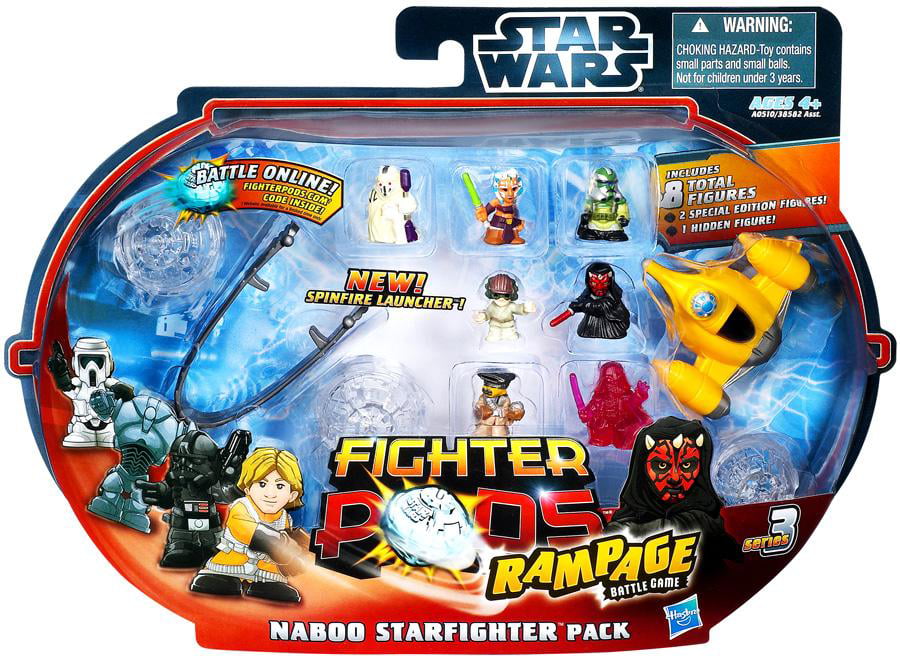 Hasbro Star Wars Fighter Pods Heroes Rebel Alliance Princess Leia Hologram K8 