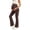 Brown, variant on Pregnant Women High Waist Over - Belly Support Leggings, Breathable Stretchy Ankle - Length Yoga Pants for Maternity Casual Sports