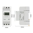 thumbnail image 1 of 1PCS Numérique LCD DIN Programmateur de Voie AC220V 16A Commutateur de Relais de Temps, 1 of 9