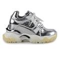 thumbnail image 2 of Tenis Sneakers con Plataforma Casual para Mujer Anthony Wang Acerola Silver, 2 of 4