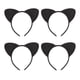 thumbnail image 1 of 4x Diadema con orejas de gato, encantadora, diademas para el pelo de animales, diadema para la cabeza Negro, 1 of 9