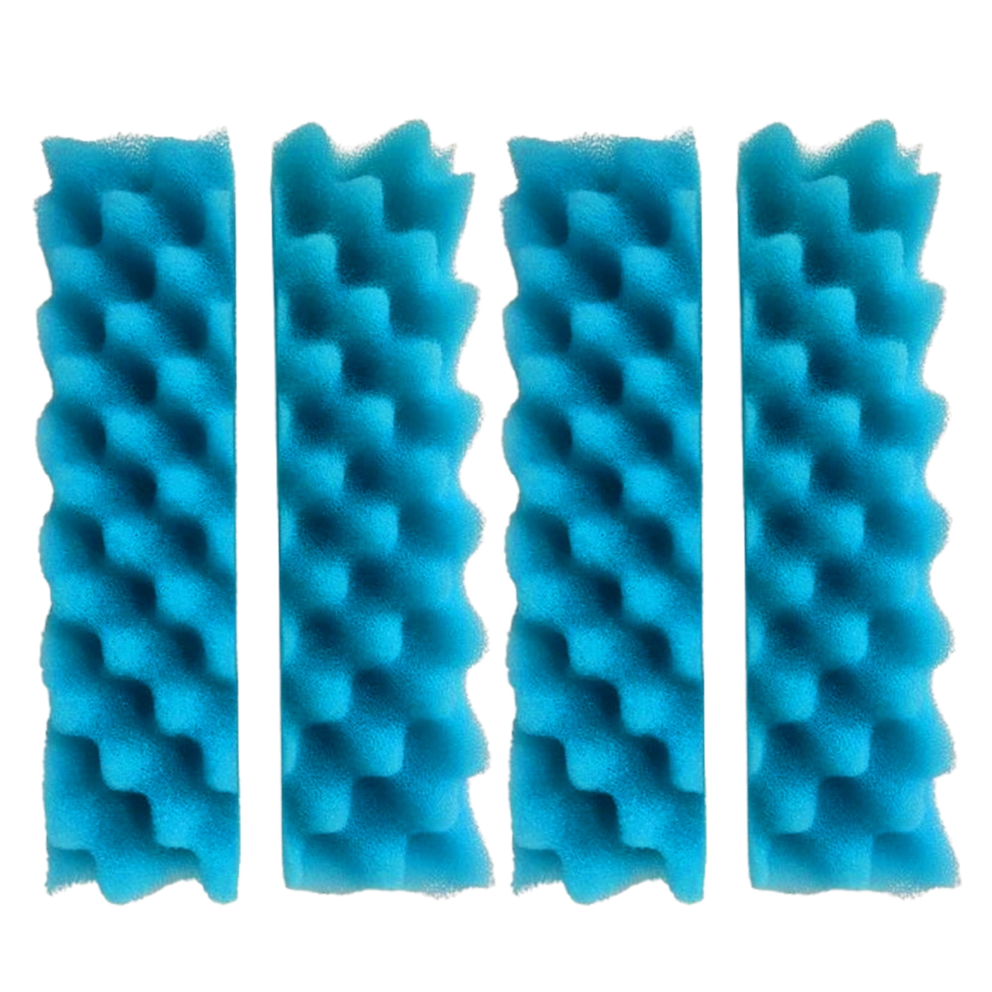 Qzbhct 12 Pcs Blue Foam Max Filter Compatible with Fluval 406 407 Canister Filter Aquarium Bio Sponge Replacement