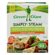 Green Giant Simply Steam Garden Vegetable Medley, Lightly Sauced Frozen Vegetable Mix, 8 OZ