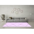 thumbnail image 3 of Ahgly Company Indoor Rectangle Solid Purple Modern Area Rugs, 3' x 5', 3 of 4