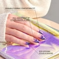 thumbnail image 5 of KISS Voguish Fantasy Press on Nails, How to Love, Neutral, Short Oval, 28 Count, 5 of 13