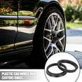 thumbnail image 2 of 4uds Plástico 67.1mm a 56.1mm Coche Cubo Céntricos círculos Negro Unique Bargains Cubo Rueda Céntricos Anillos, 2 of 6