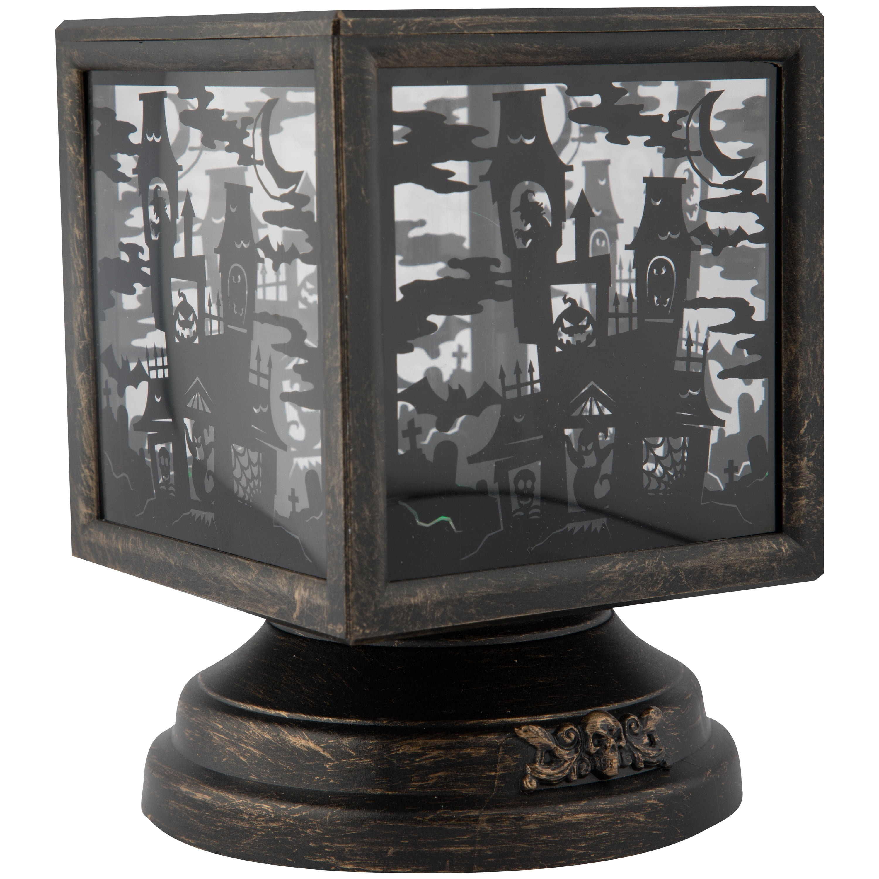 CubeXCube Halloween Lightshow Illuminations Haunted House Scene (Green) - Indoor/Outdoor Holiday Lighting