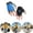 Blue, variant on Kids Outdoor Sports Gloves, Half Finger Breathable Anti Slip Polyester Cycling Gloves for Training Fitness and Active Play