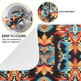 thumbnail image 2 of Yayeee Dish Drying Mat for Kitchen Counter 16"x18" Microfiber Absorbent Pad, Blue Geometric, 2 of 7