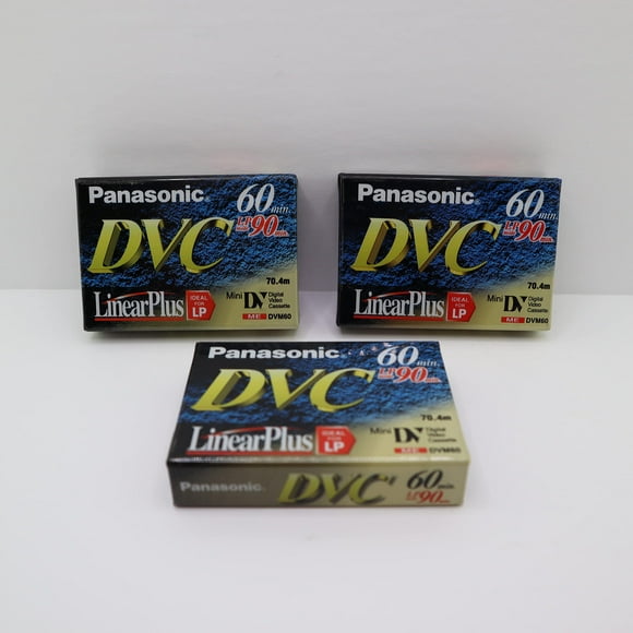 Cintas MiniDV Panasonic AY-DVM60EJ3 60 min (paquete de 3)