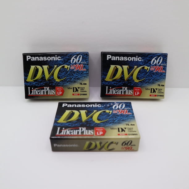 Cintas MiniDV Panasonic AY-DVM60EJ3 60 min (paquete de 3)