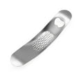 thumbnail image 2 of Giunmcul Garlic Press Stainless Steel Heavy Duty with Built-in Bottle Opener Curved Design for Efficient Crushing, 2 of 7