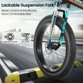 thumbnail image 4 of Gocio Ebike 750W Peak, 26"x4" Fat Tire Electric Bike, Full Suspensions, 48V 10.4Ah Foldable Electric Bikes Adult, LCD, 21 Speed, Electric Mountain Bike UL2849 Certified, 4 of 10