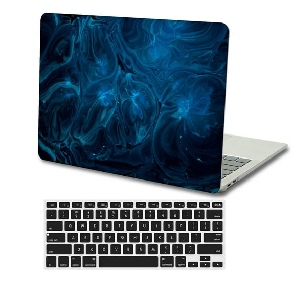KSK KAISHEK Hard Shell Cover Only for New MacBook Air 13 inchs with Retina Display & Touch ID USB Type-C + Black Keyboard Cover Model: A1932&A2179&A2337 m1 (QLXL0568)