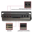 thumbnail image 4 of ION Audio Retro Glow Black / Gold - Translucent Bluetooth Cassette Boombox, 4 of 8