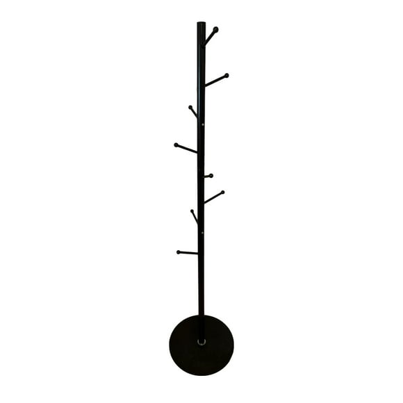 Jessar - Porte-Manteau/patère, 40 cm x 40 cm x 173 cm, Noir