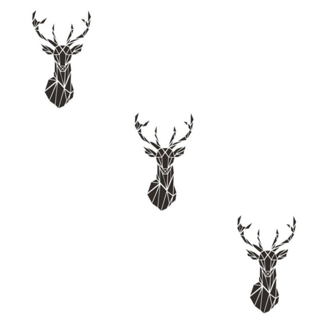 mmirethe Acrylic 3D Mirror Wall Stickers For Decorative Touch Multifunctional black M 3Set