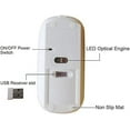 thumbnail image 3 of LINLIN Wireless Mouse, 2.4G Portable Mouse with Rechargeable Wireless USB Mouse for Notebook, PC, Laptop, Computer, Macbook, 3 of 7