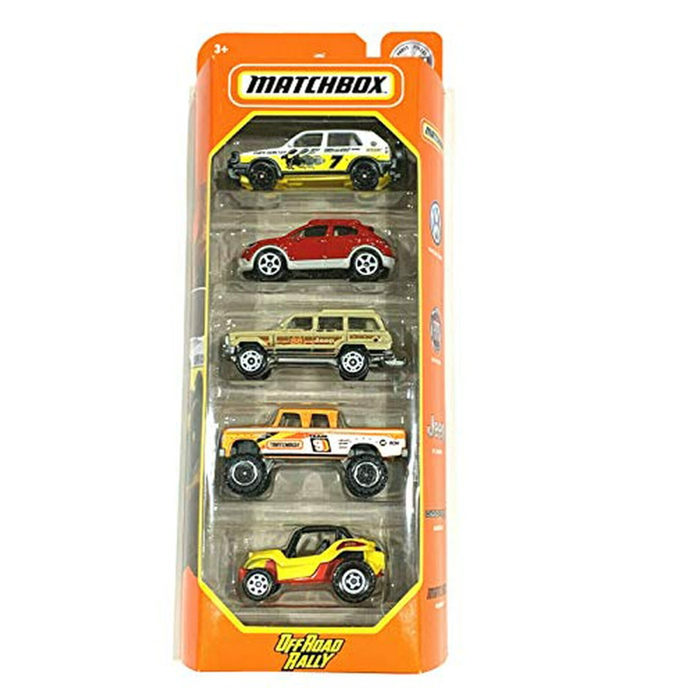 Matchbox 5 Pack 164 Scale Cars [Off Road Rally]