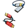 thumbnail image 1 of TianQi 4K DisplayPort to HDMI Adapter & 4K DisplayPort to HDMI Cable 10FT, 1 of 5