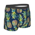 thumbnail image 3 of Disketp Colorful Pineapples Men'S Boxer Briefs,Soft And Breathable Cotton Underwear With Comfortflex Waistband, 3 of 8