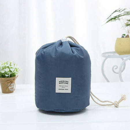 Fancyleo New Arrival Barrel Shaped Water Proof Bag Travel Makeup   Storage Bag