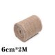 thumbnail image 1 of 2M/rollo de cinta de yute Natural Vintage, lazo para manualidades, costura DIY, tela de arpillera de yute para boda, envoltura de regalo, fiesta, decoración del hogar de Navidad, 1 of 4