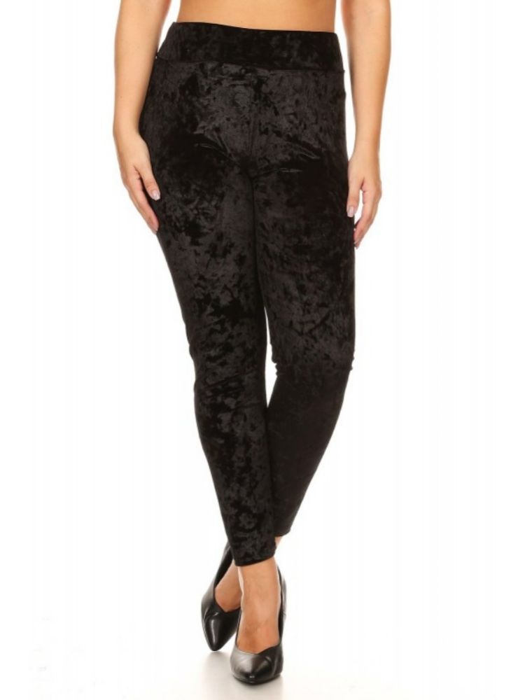 black velvet pants plus size