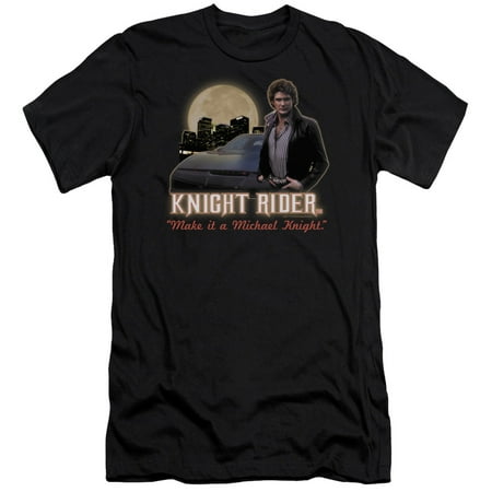 Knight Rider Full Moon Mens Slim Fit Shirt