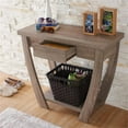 thumbnail image 4 of Bowery Hill Table Console Moderne en Bois, Chêne Clair, 4 of 7