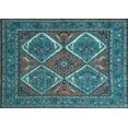 thumbnail image 1 of Ahgly Company Indoor Rectangle Persian Light Blue Traditional Area Rugs, 2' x 3', 1 of 4