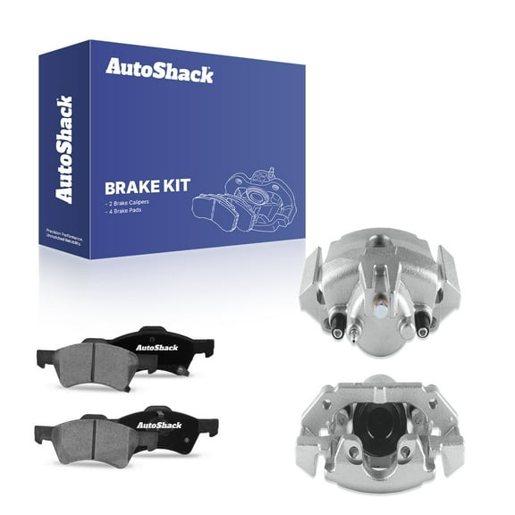 AutoShack Front Brake Calipers Ceramic Brake Pads | Replacement for 2001-2007 Dodge Grand Caravan | 6-PC
