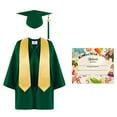 thumbnail image 2 of Conjunto de uniforme de toga y birrete de graduación para jardín de infantes, disfraz de cosplay con insignia de 2024, borla y graduación, 2 of 5