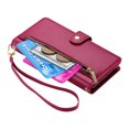 thumbnail image 3 of Funda de cartera GANGXUN para OPPO Reno 12 Pro - Diseño de cuero premium, 9 ranuras para tarjetas, 3 of 6