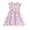 Purple, variant on Toddler Girls Clothes 1-10 Years Girls' Summer Dress with Flowing Sleeves Floral Pattern Dress,Purple,18-24 Months