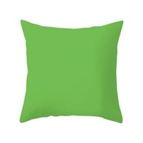 Zmeidao 2Pcs Pillow Covers, Decorative Farmhouse Pillowcase Square Solid Color Throw Cushion Covers for Couch, Bed, Patio, Sofa, Tent, 18 x 18 Inch