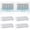 10 x 6 Inch-Metal Version, variant on 10 x 4 Inch Patterned Metal Style HVAC Grille, 6 Pack