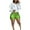 C-Green232, variant on DHFJKG Women's PU Leather Leggings Shorts High Waisted Stretchy Metallic Flat Front Leather Hot Pants Summer Night Out Clubwear Trendy Bottoms