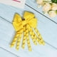 thumbnail image 3 of Paquete de 2 lazos para el cabello para niñas pequeñas, pinzas para el cabello con lazo amarillo, serpentinas en espiral, accesorios para el cabello escolar, amarillo, 3 of 5