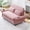 Pink, variant on CATZZI LIFE 3-in-1 Convertible Sleeper Sofa Bed, Modern Corduroy 65.75" Futon Loveseat Couch with Pullout, Adjustable Armrest for Comfort Green
